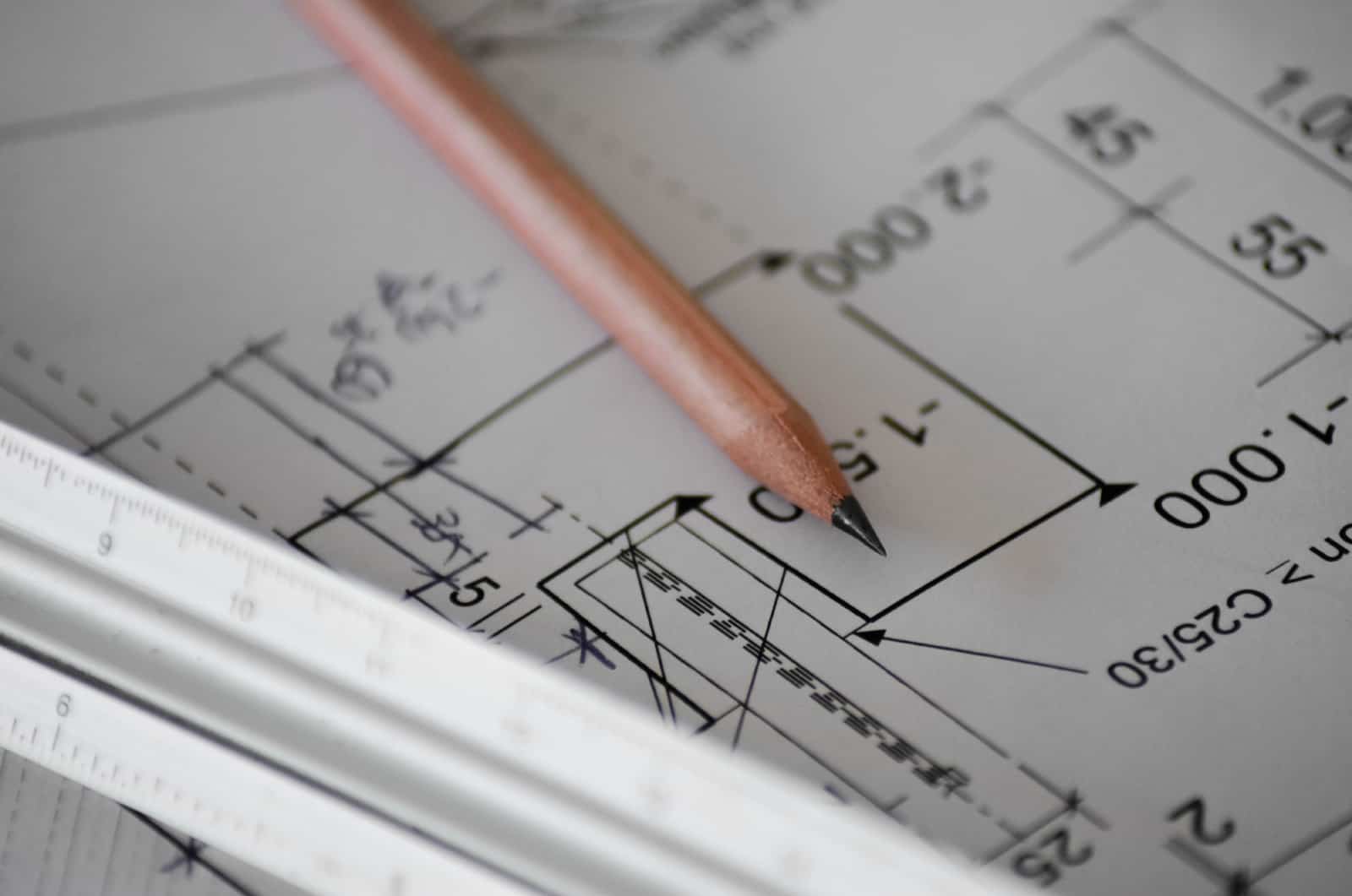 Planning is seen being done for an energy efficient home.